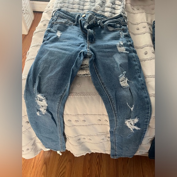 Old navy jeans size 6 mid rise and size 6 high rise dark jeans - Picture 1 of 2